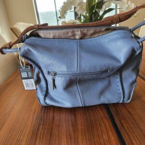 The Sak Los Felix Blue and Brown Hobo Bag